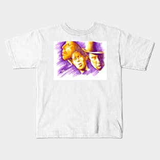 Tom Waits portrait Kids T-Shirt